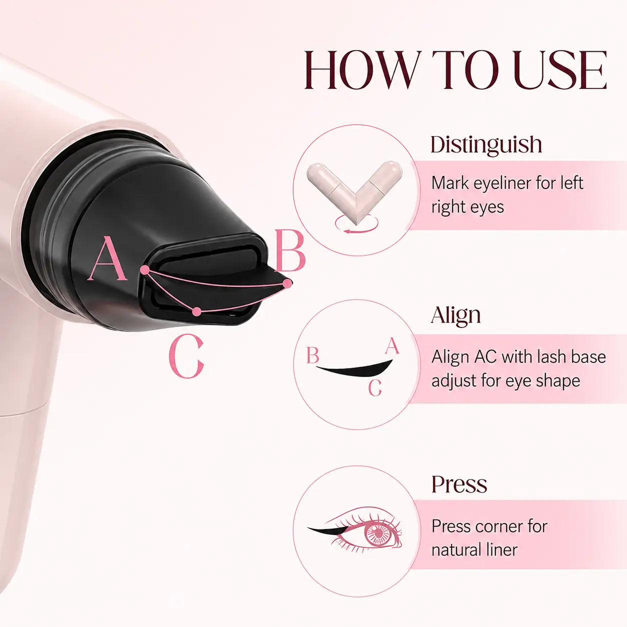 Winged Eyeliner Stamp
