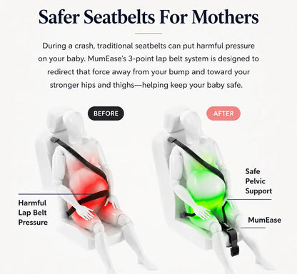 MumEase™ Pregnancy Car Seat Belt