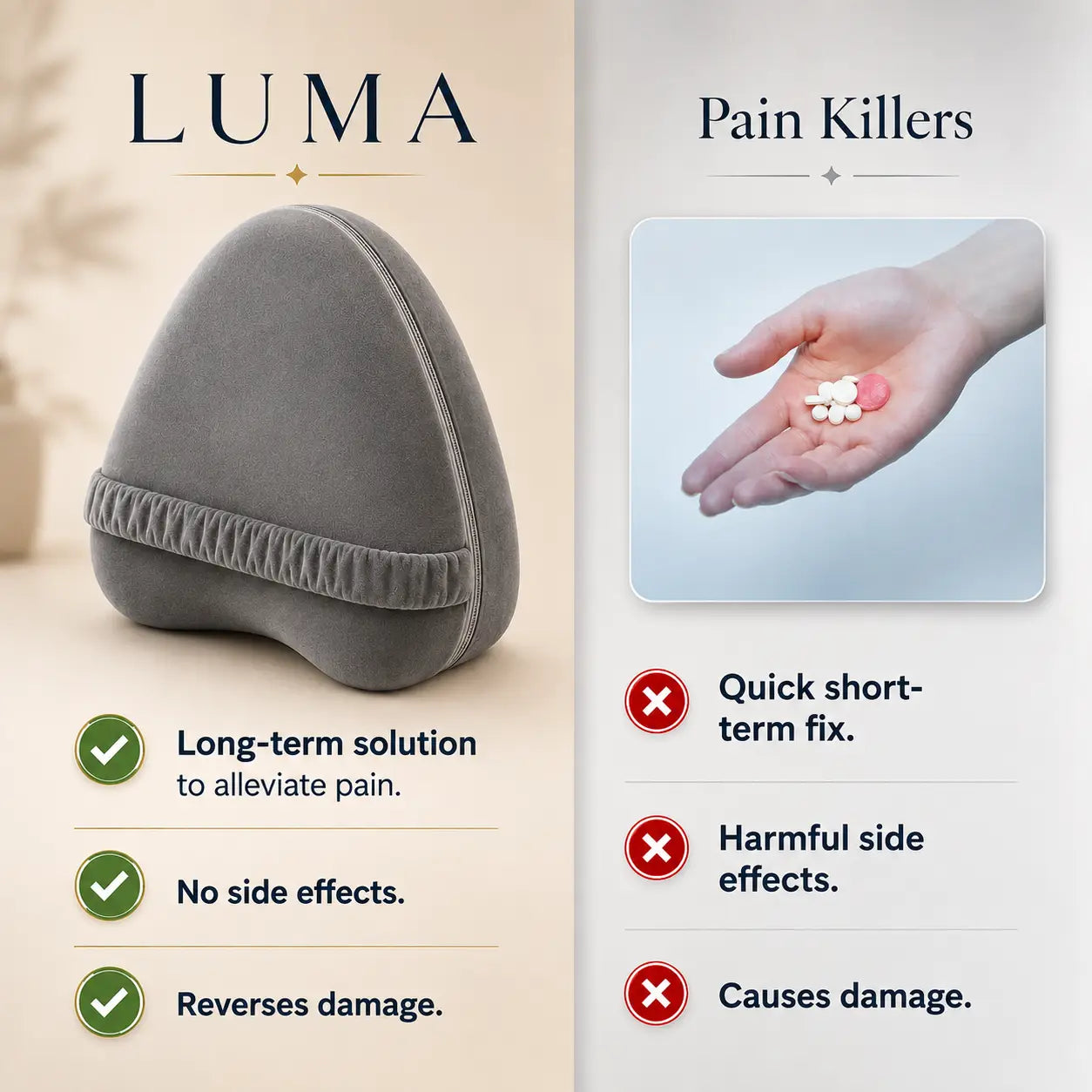 Luma™ Leg Alignment Pillow