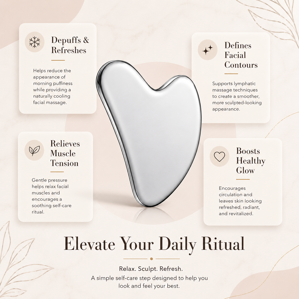 Stainless Steel Gua Sha