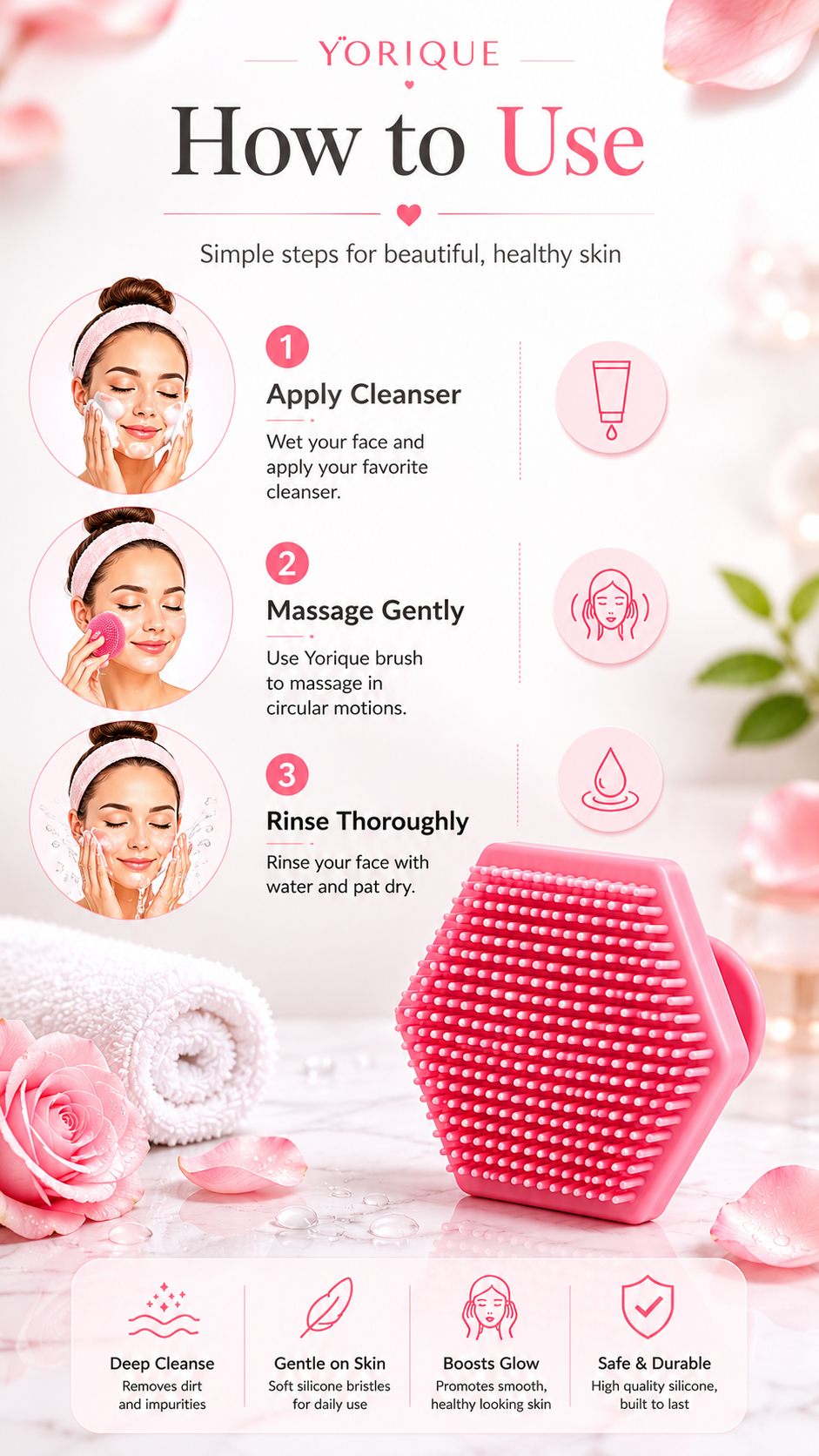 Silicone Facial Brush