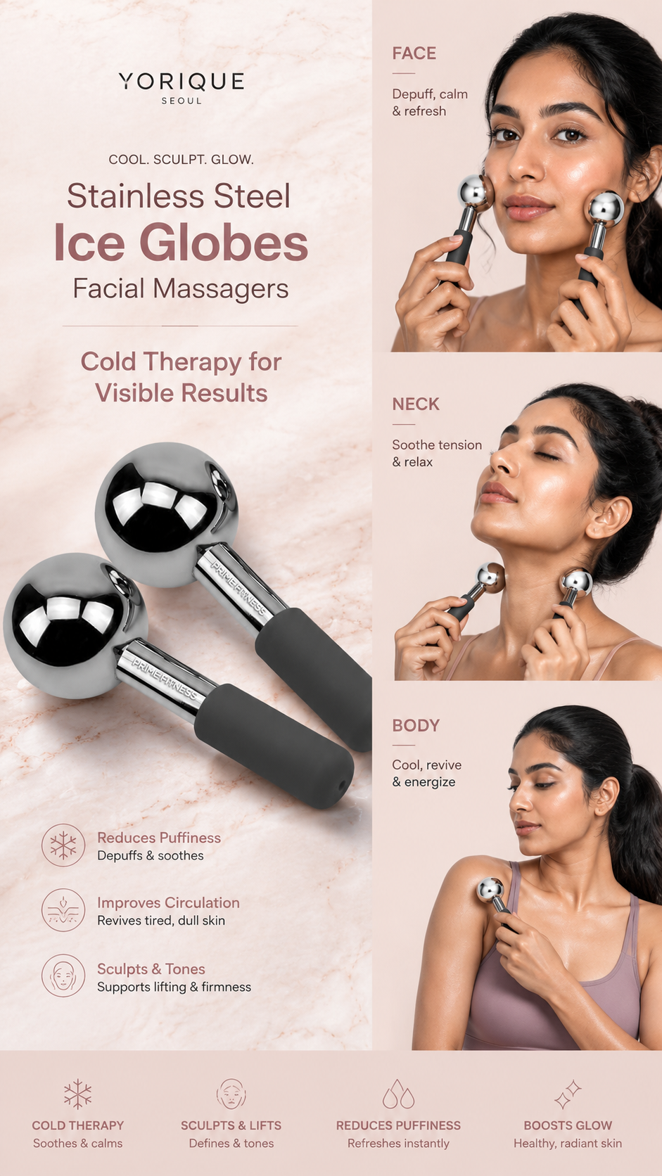 Ice Globes for Facials