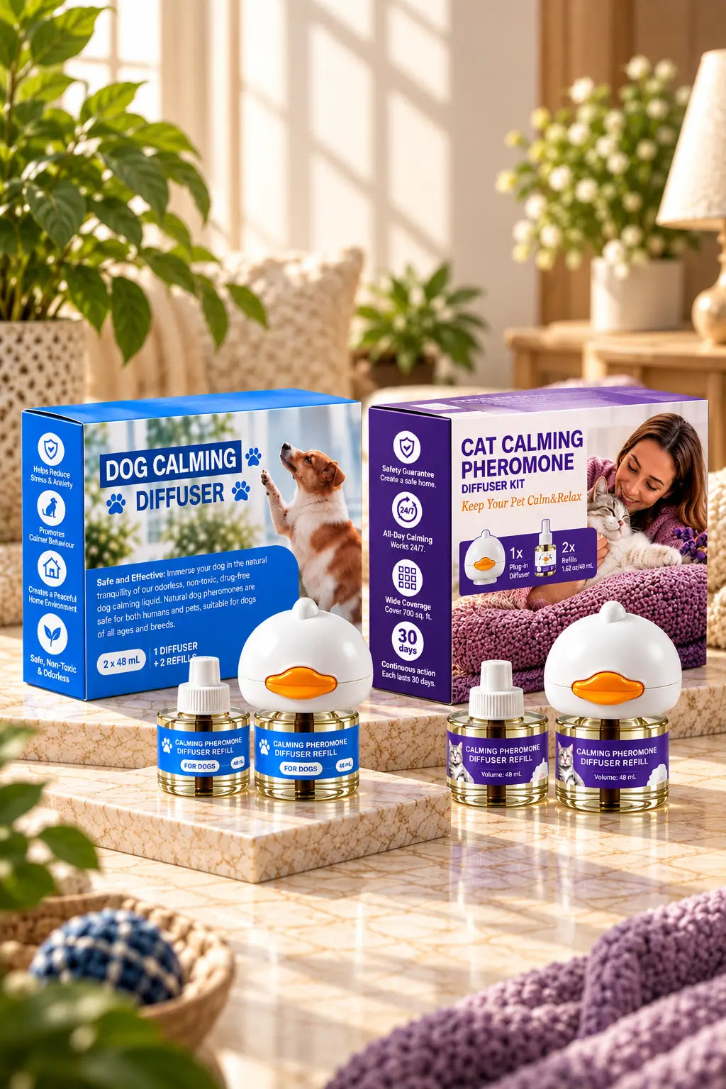 PawEase Pet Calming Pheromone Diffuser